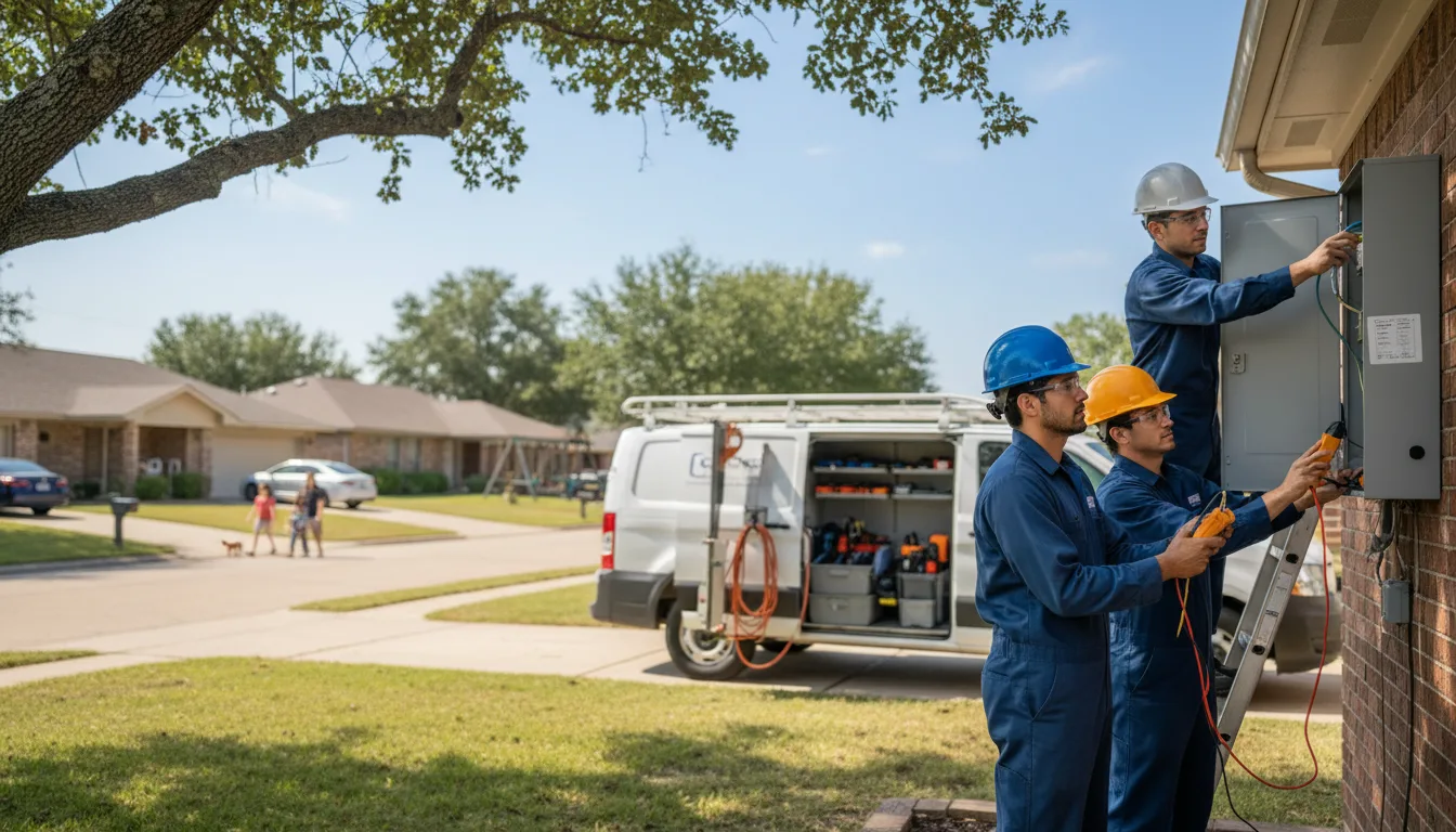 Certified electrician providing emergency electrical services in Lansing, MN